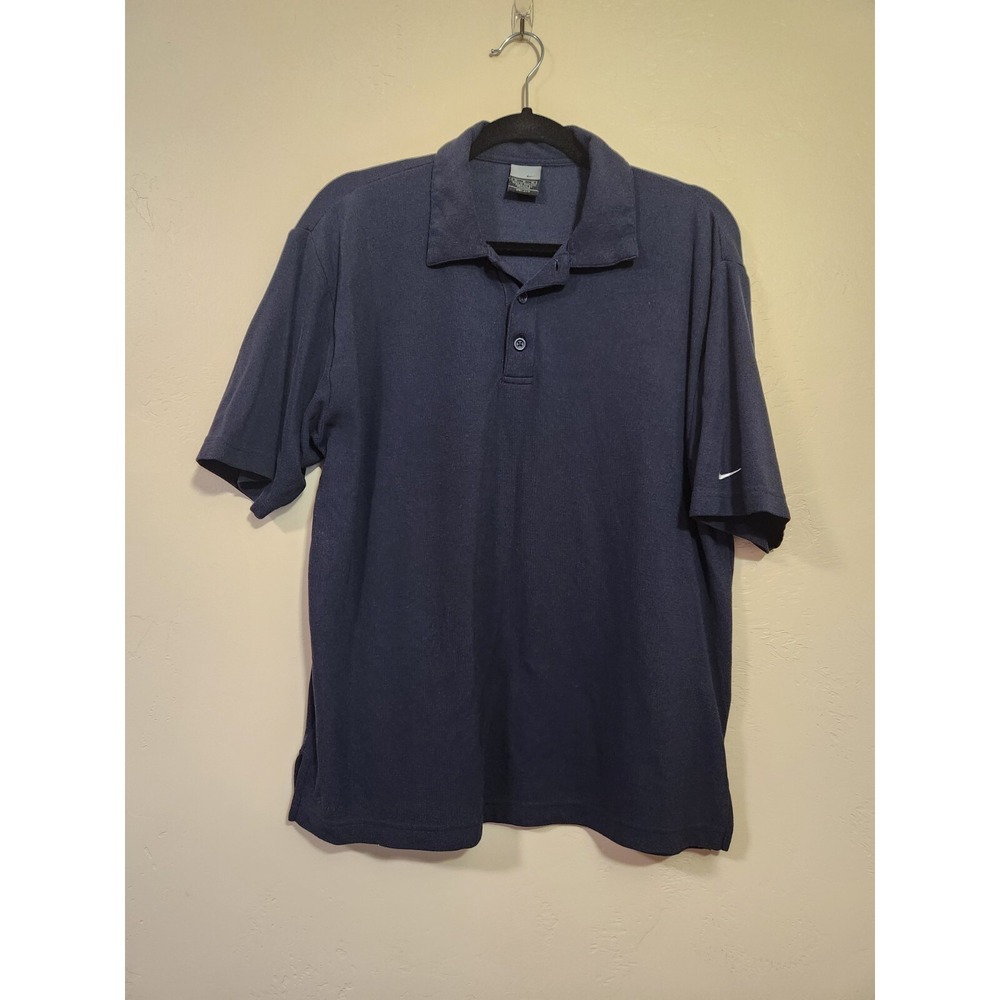 Nike‎ Dri-Fit Polo Navy Blue Mens Size Mediun